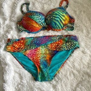 Colorful Women's Bikini Set